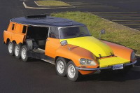 Citroen DS Mille Pattes, pour test de pneux (1972)